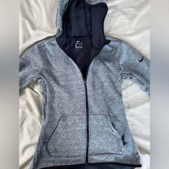 Nike Dri-Fit Women’s‎ Training Hoodie Full Zip Sweatshirt - Picture 8 of 8
